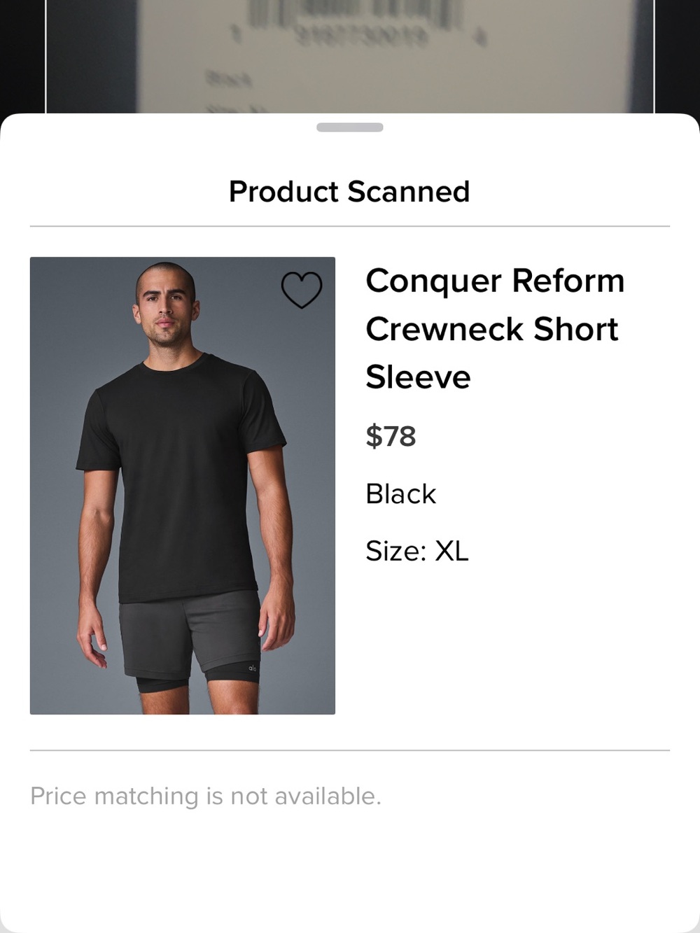 ALO Yoga Conquer Reform Crewneck Short Sleeve T-Shirt - Black